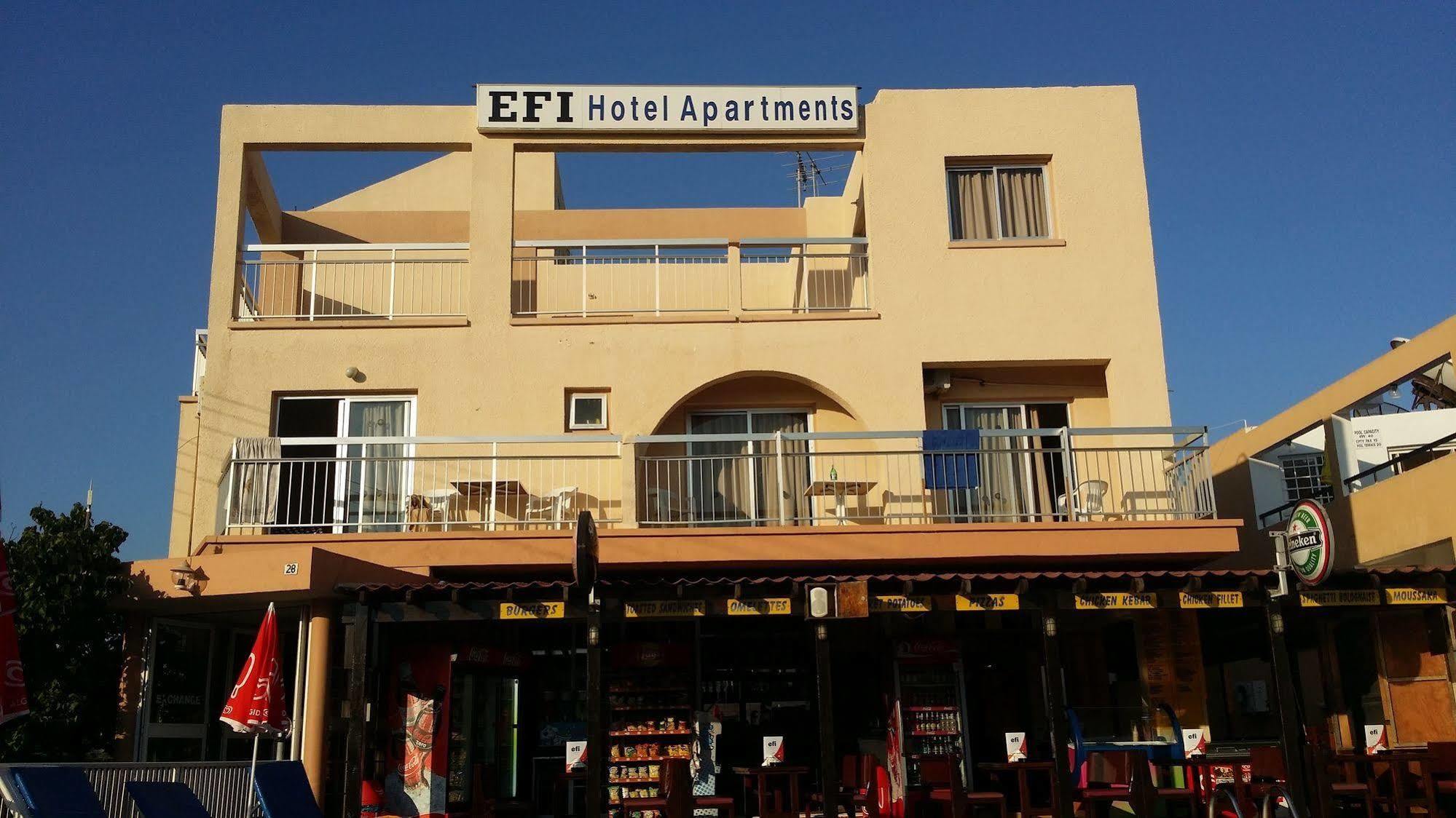Efi Hotel Apts Ayia Napa Exteriér fotografie